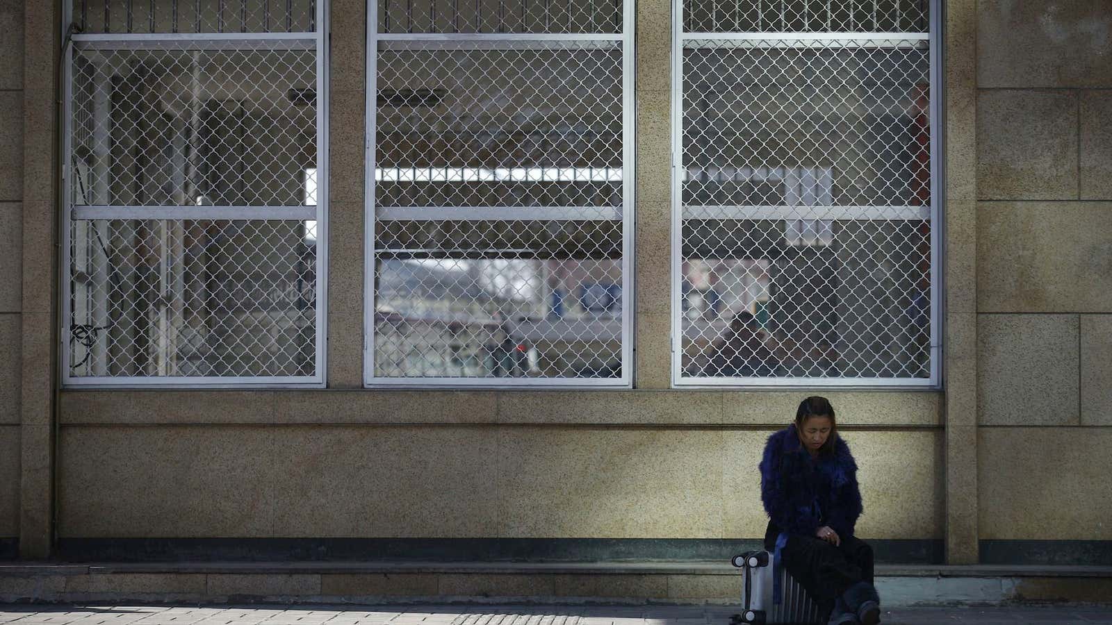 Beijing has turned into a beautiful ghost town for Chinese New Year