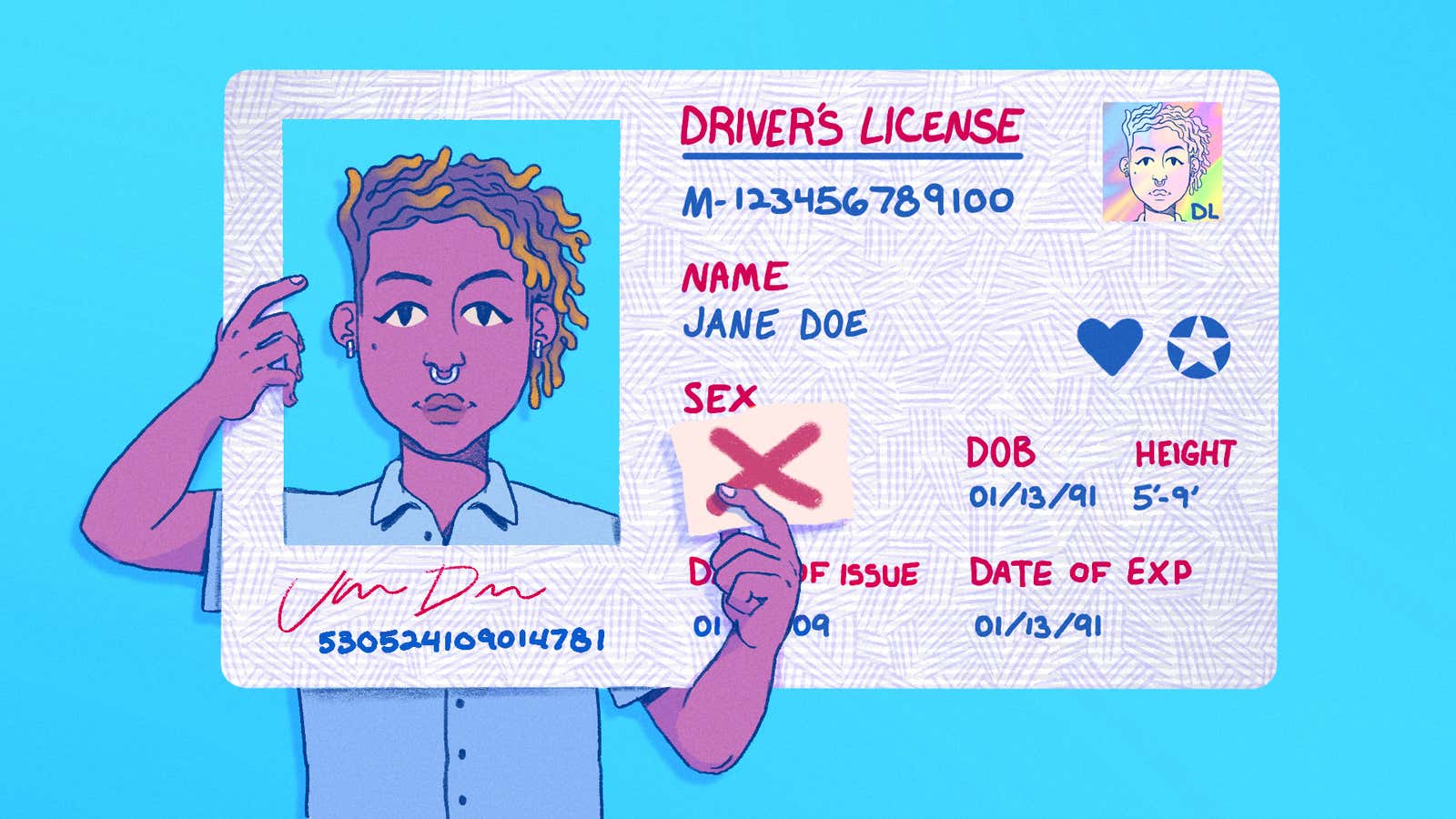 NJ driver's license gender options now include 'X' for nonbinary