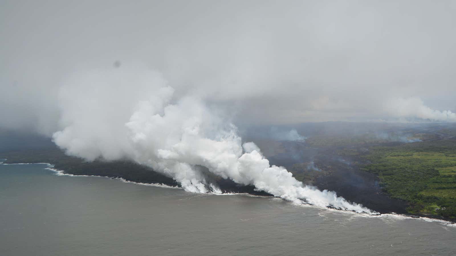 Hawaii lava hitting ocean: The health risk hidden in these aerial photos