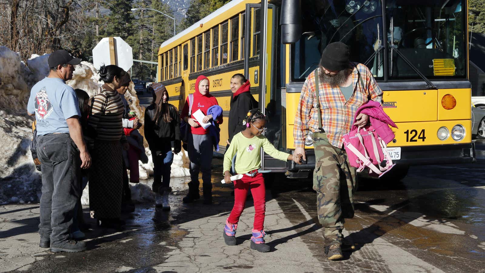 School’s out for winter—for one day at least.