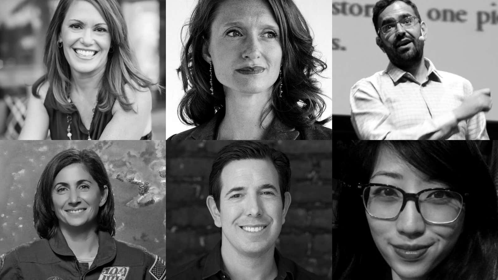 Quartz Pros: Peggy Johnson, Nicole Stott, Natasha Lamb, Azeem Azhar, Suzy Ryoo, Bradley Tusk