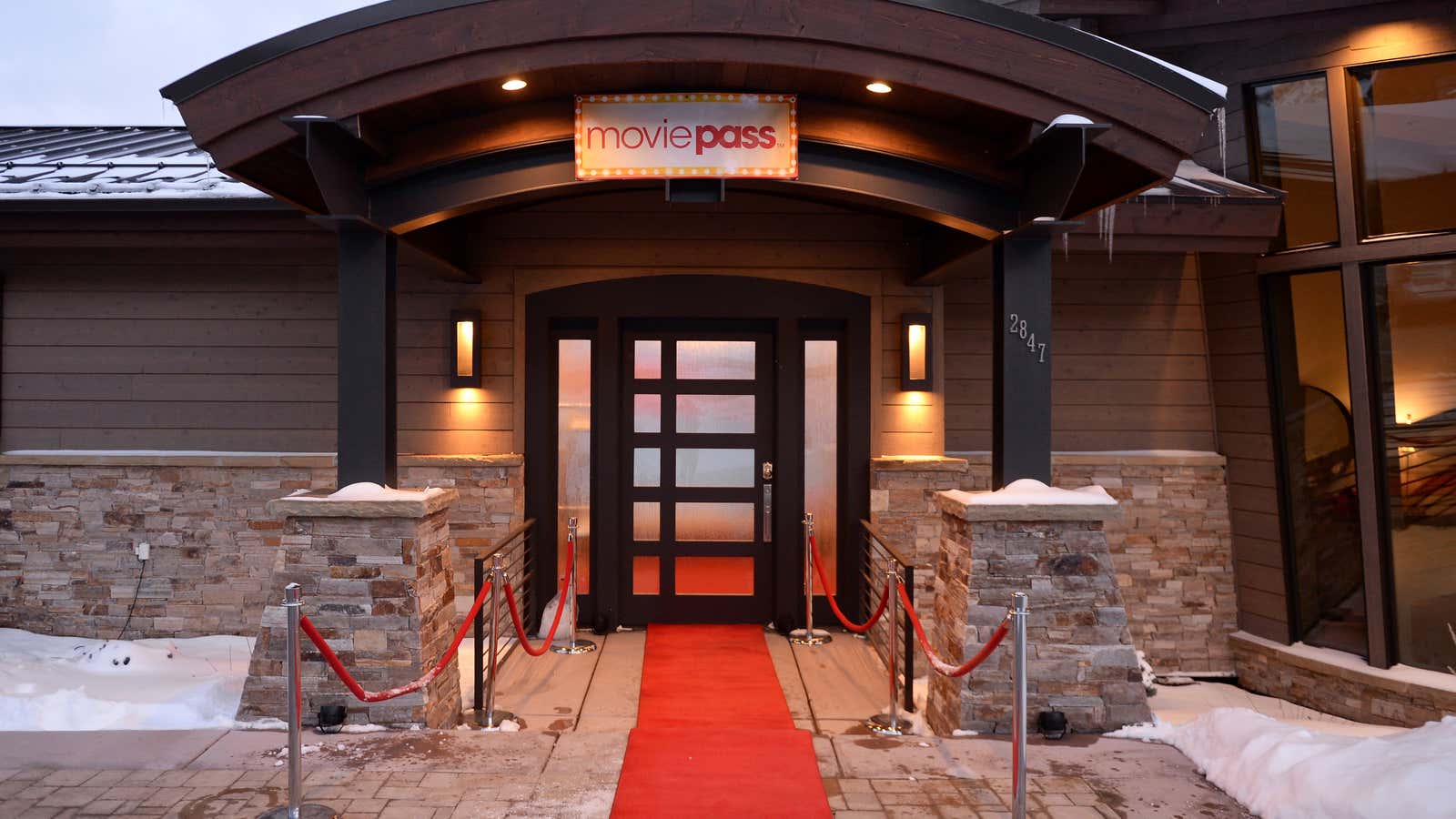 MoviePass House in Park City, Utah during Sundance 2018