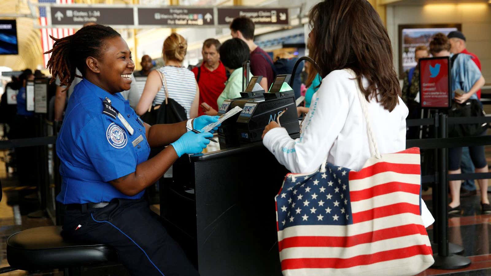 Flight attendants are trained to look for suspicious behaviors over suspicious appearances.