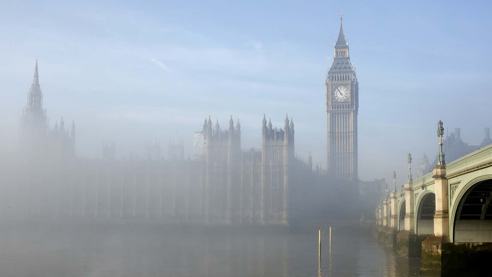 Some of the economic fog seems to be clearing.