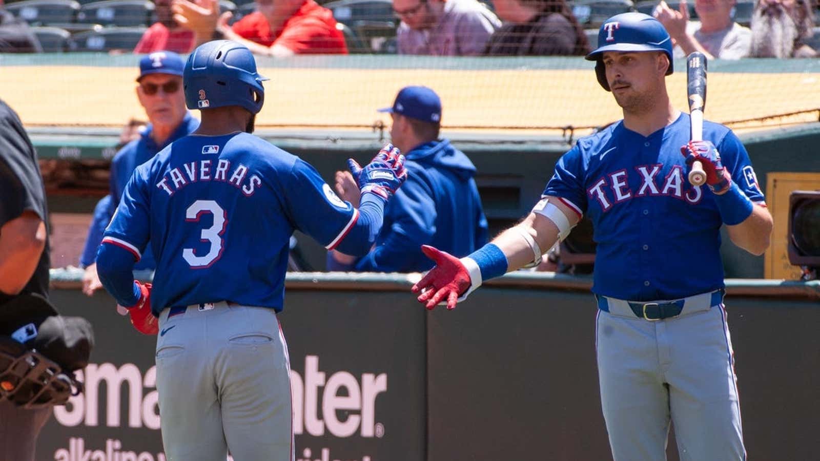 Image for Rangers face A's in doubleheader, seek 4-game sweep