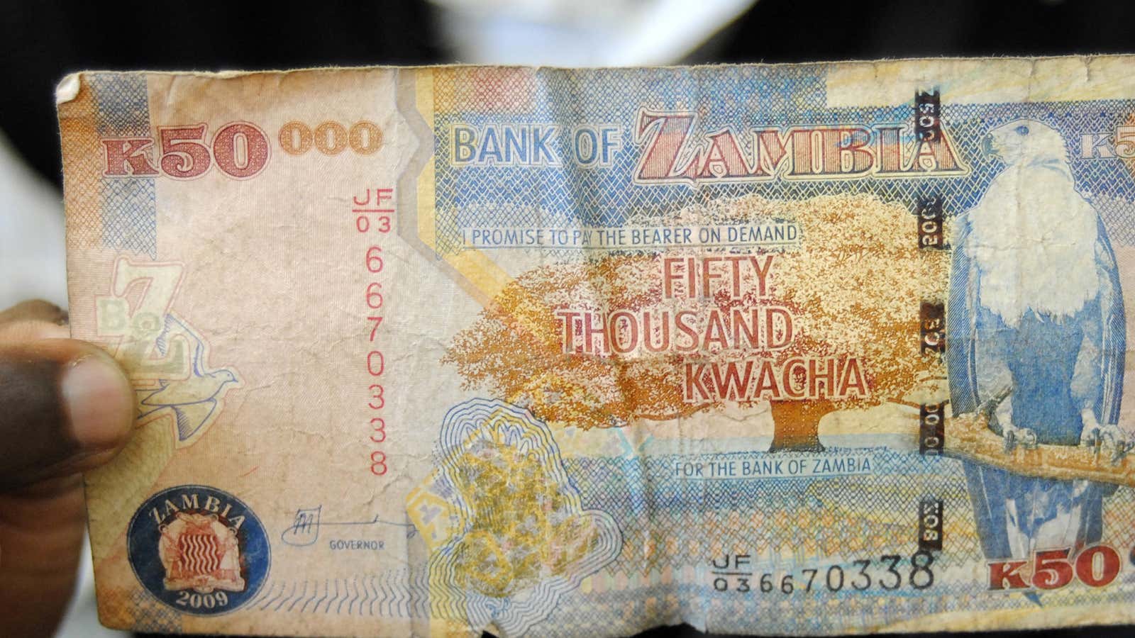 The tumbling Kwacha