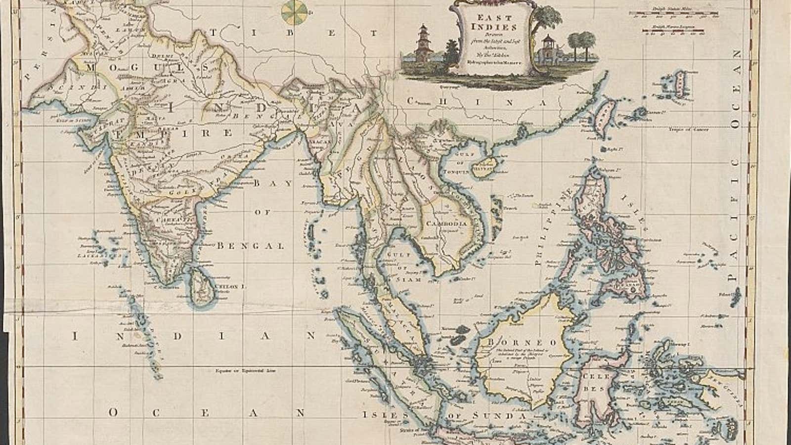 A map published in 1770 by  Britain’s Royal Hydrographer shows the
“Panacot” shoal, today’s Scarborough Shoal.