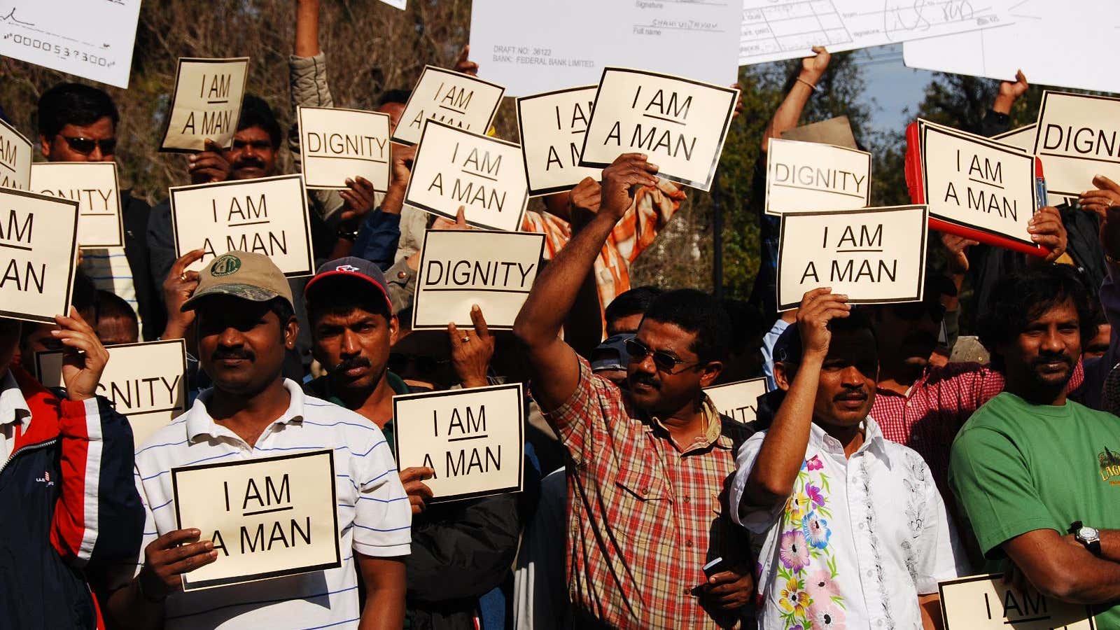 Protests first began in 2008.