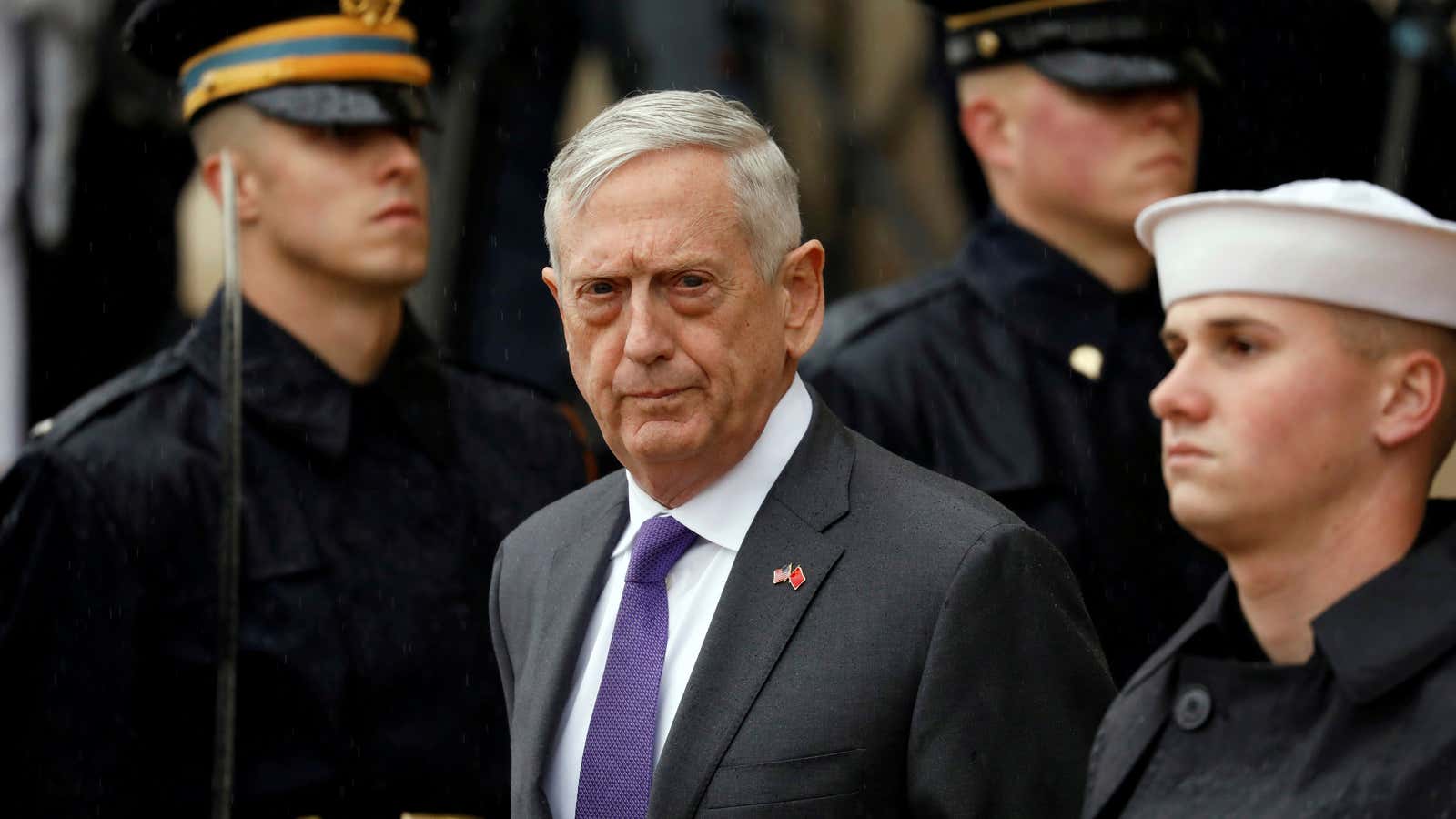 Soon-to-be former US defense secretary, Jim Mattis.