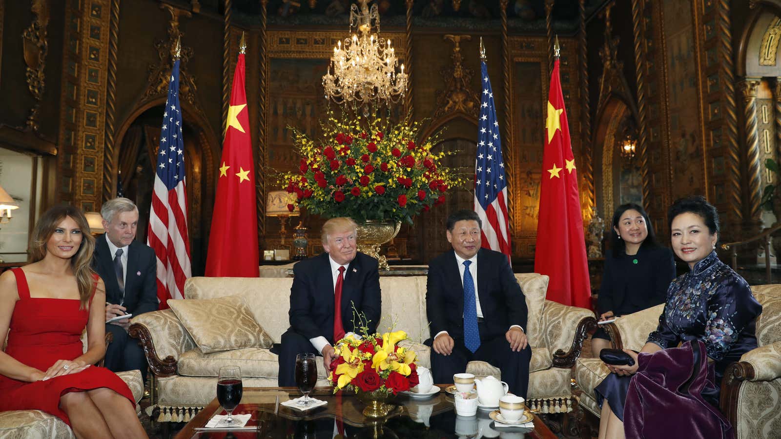 Trump met Chinese president Xi Jingping at Mar-a-Lago, which the State Department is calling the “winter White House.”