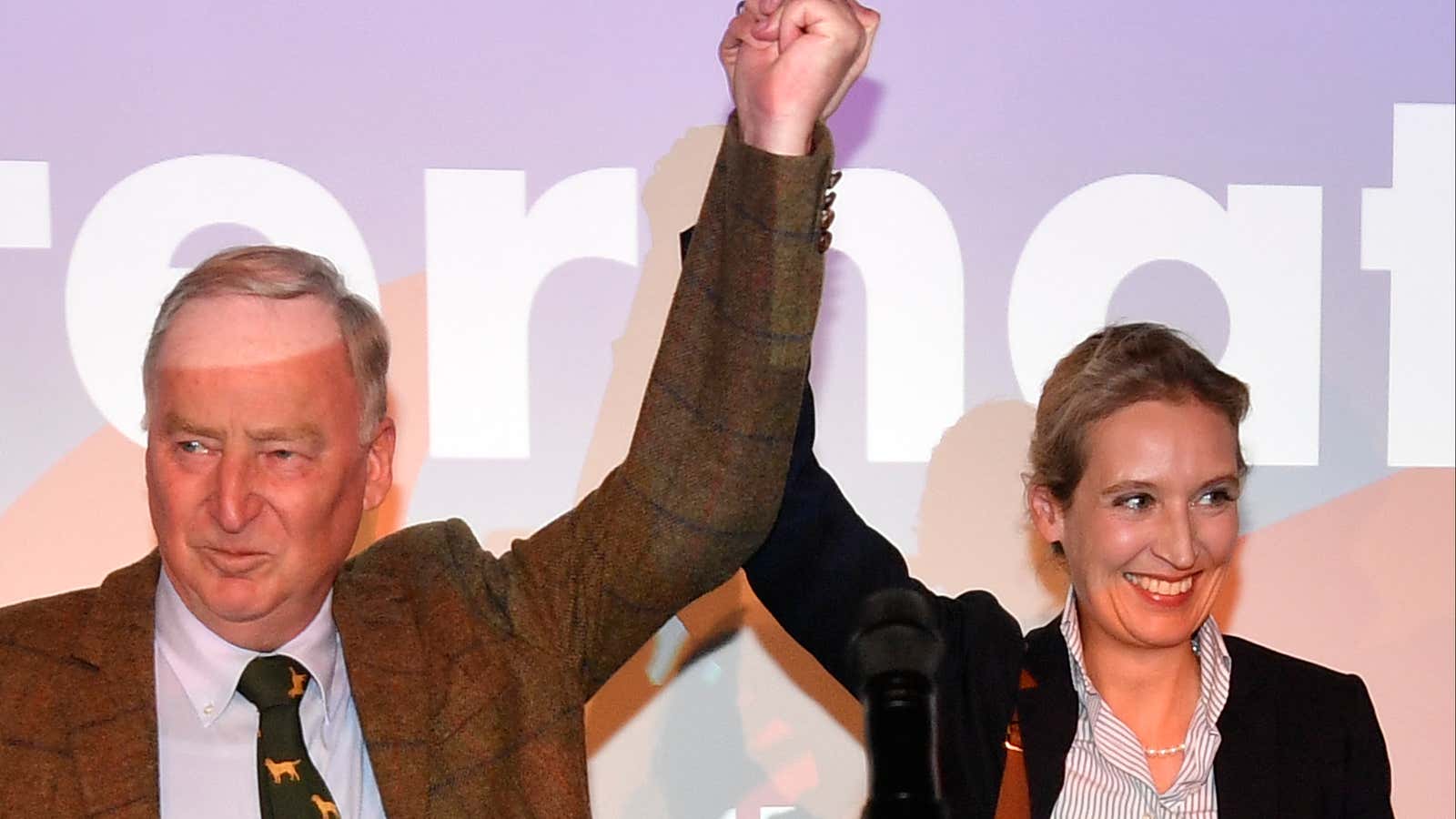 AfD’s Alexander Gauland and Alice Weidel