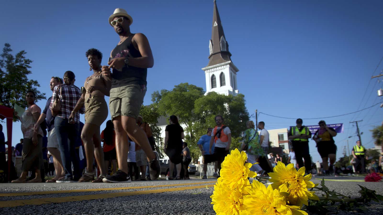 Solidarity in the aftermath of tragedy.