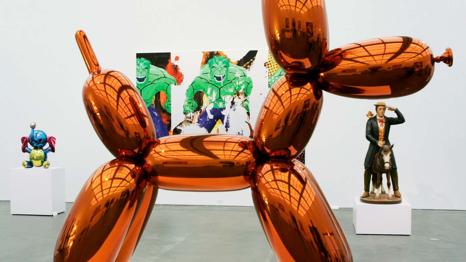 Balloon art goes big: the $58 million prize.