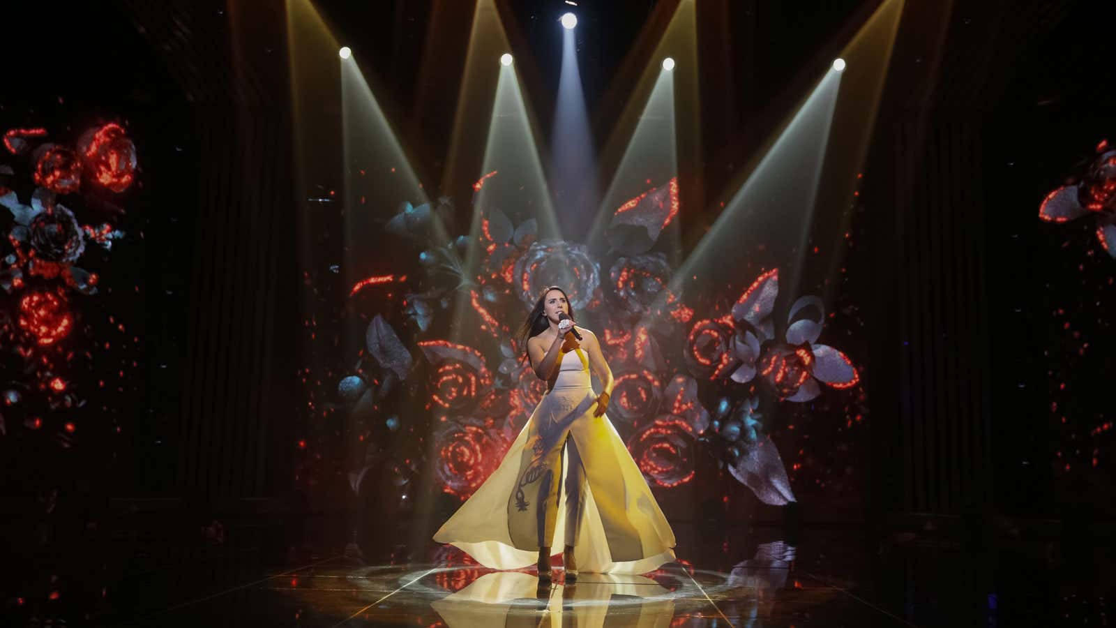 Jamala, the Crimean Tatar representing Ukraine.