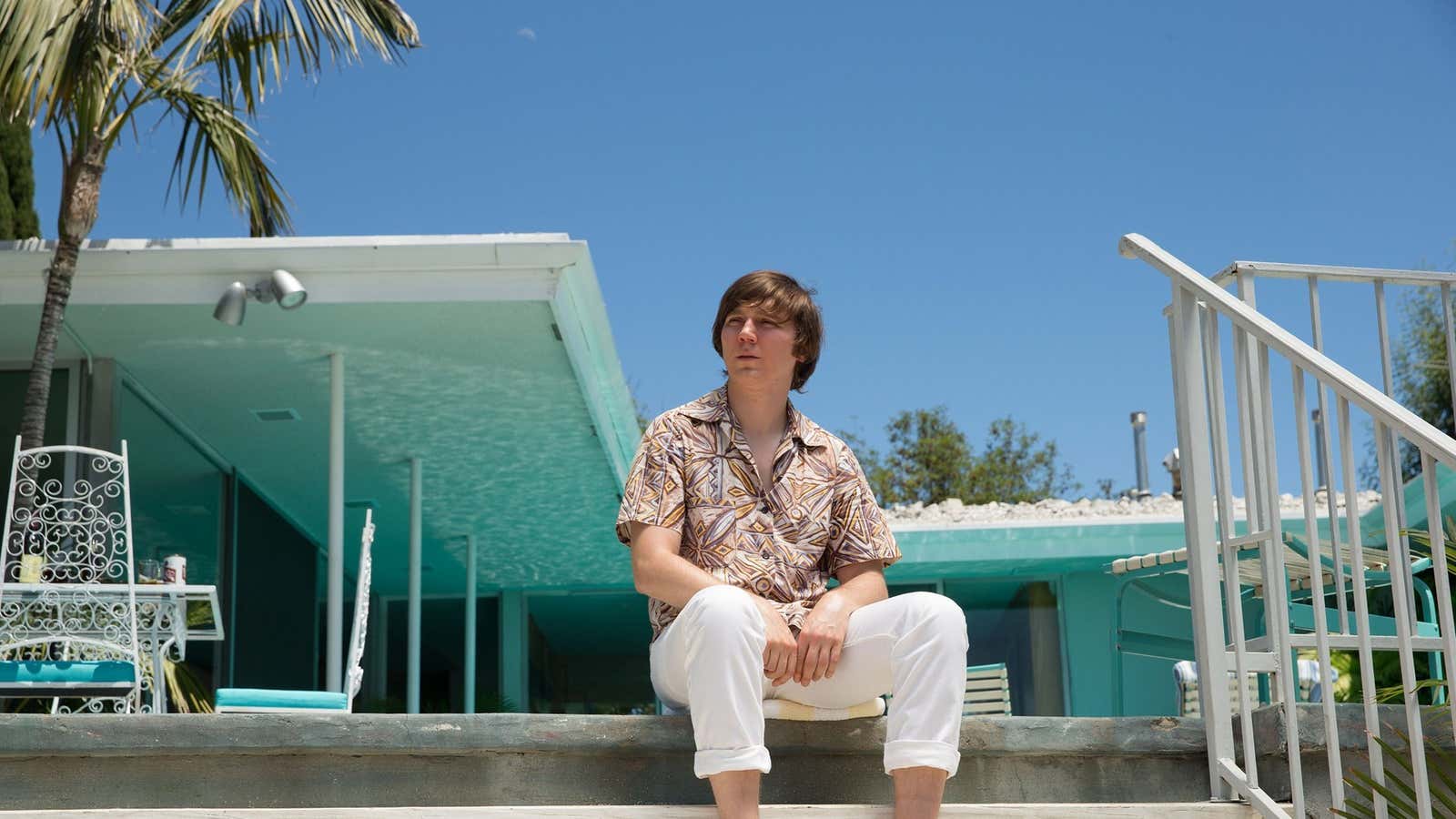 Paul Dano plays young Brian Wilson, tortured musical genius.