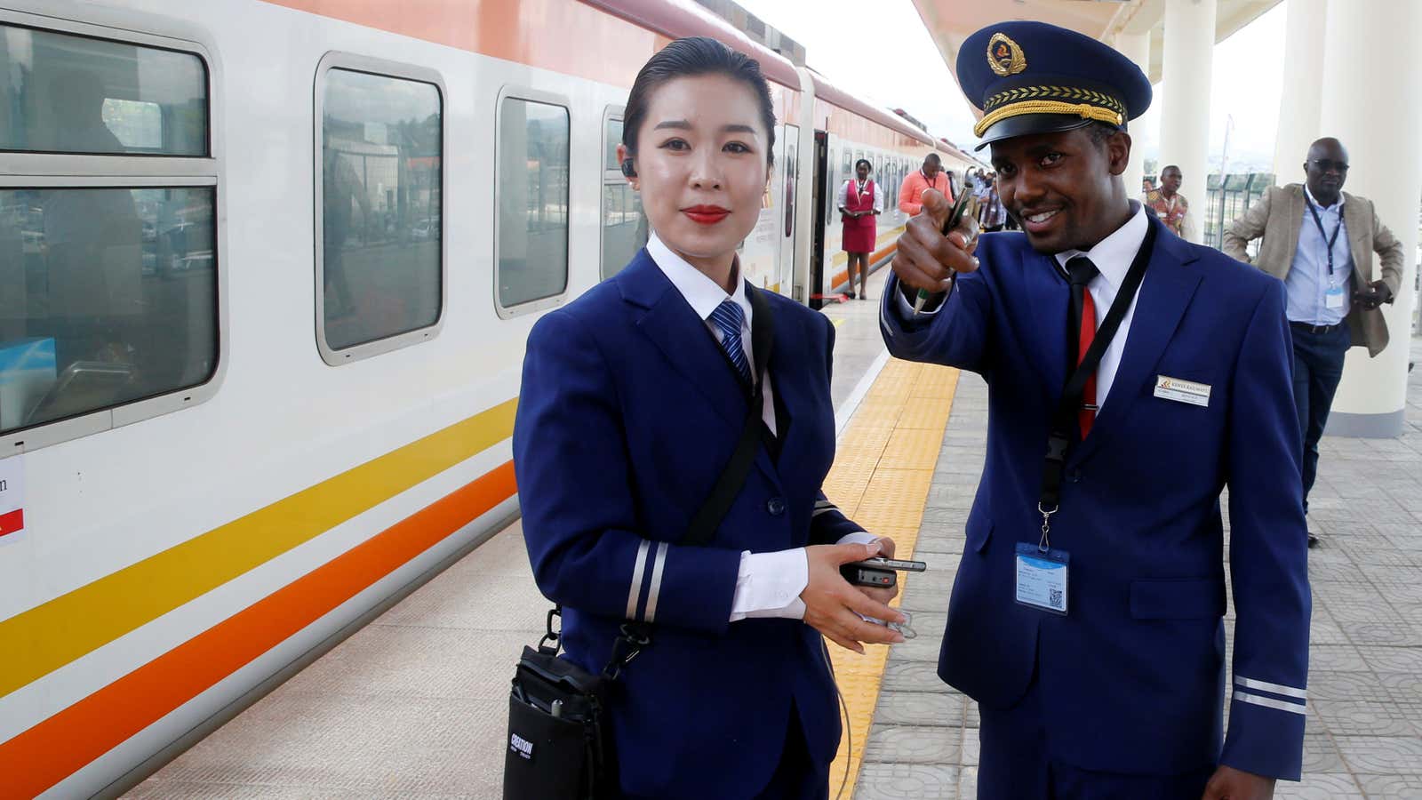 China and Africa working together in on Kenya Railways