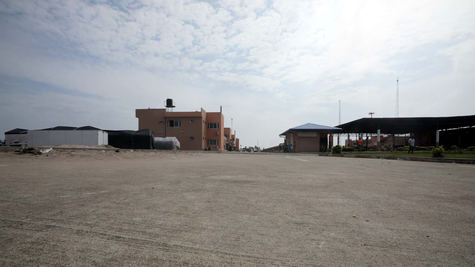 Nigeria’s deserted border with Benin Republic.