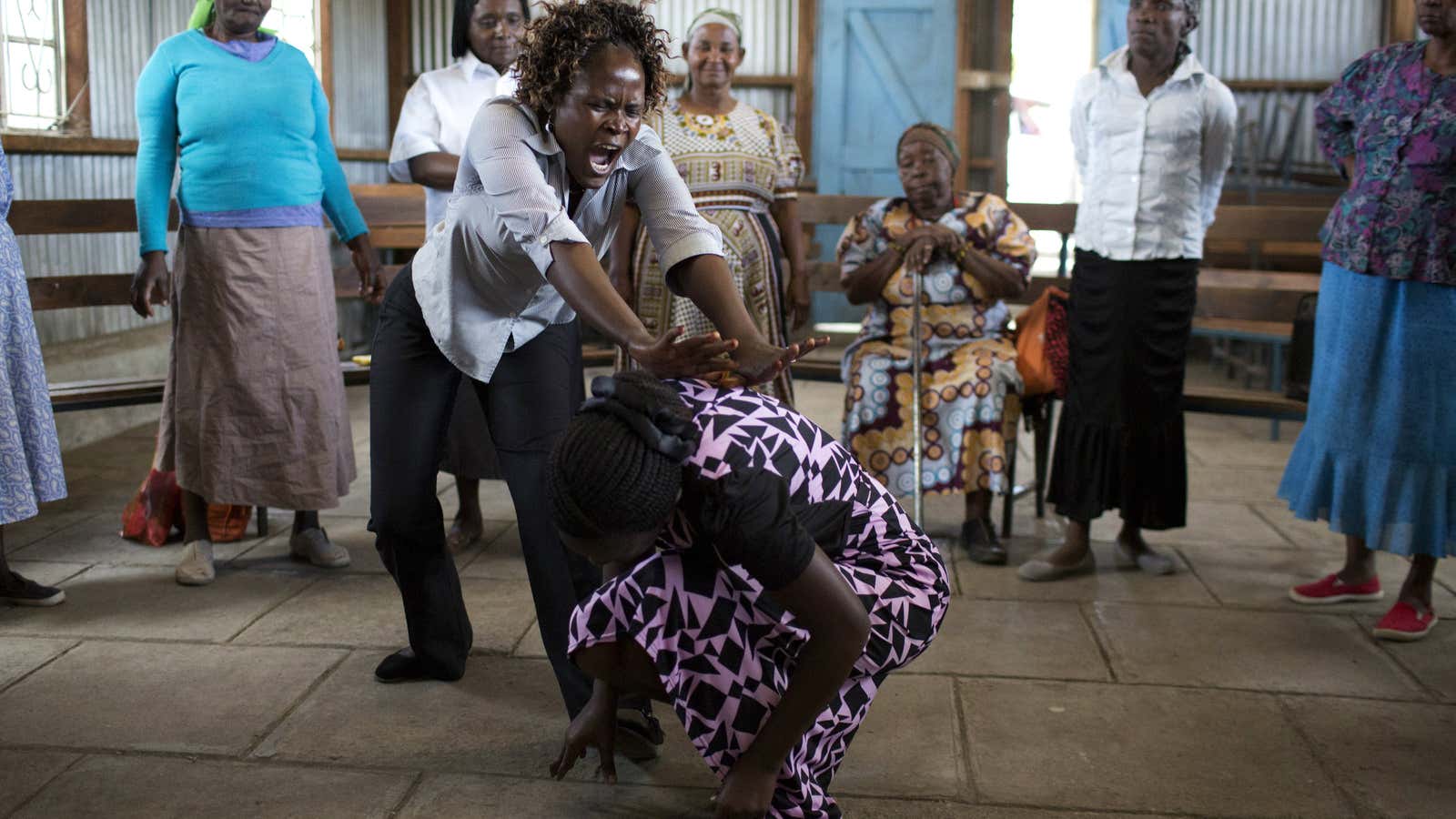 An Ujamaa training session in Nairobi.