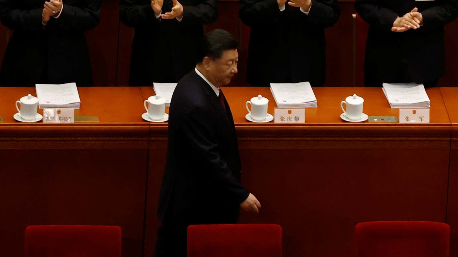 Chinese president Xi Jinping at the National People’s Congress (NPC) in Beijing, China March 5, 2021.