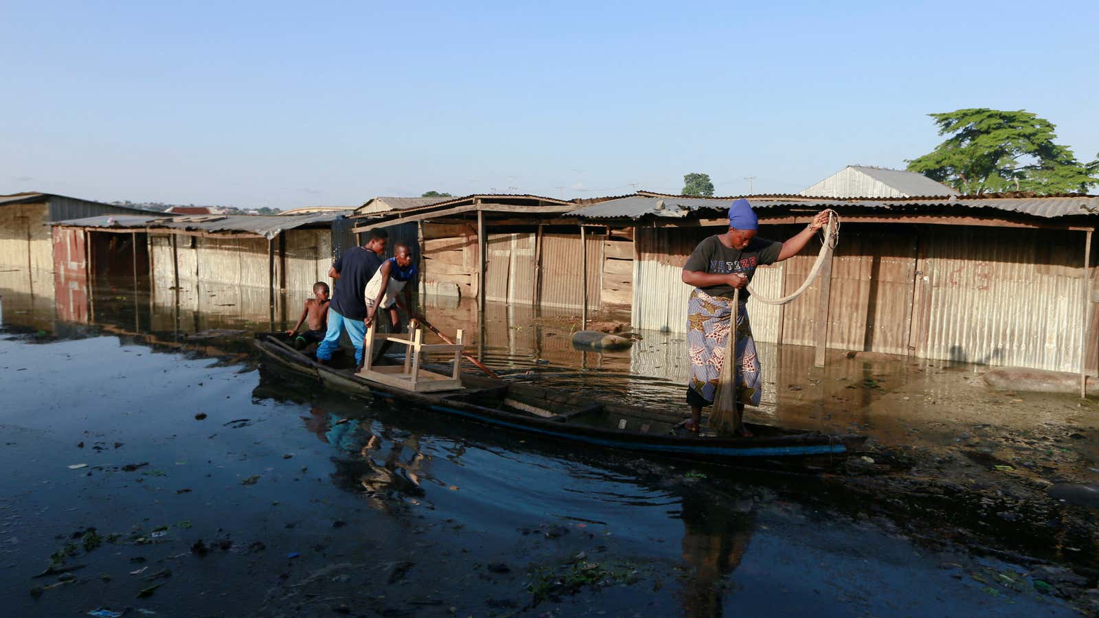 Millers at this Nigerian rice market have had to flee