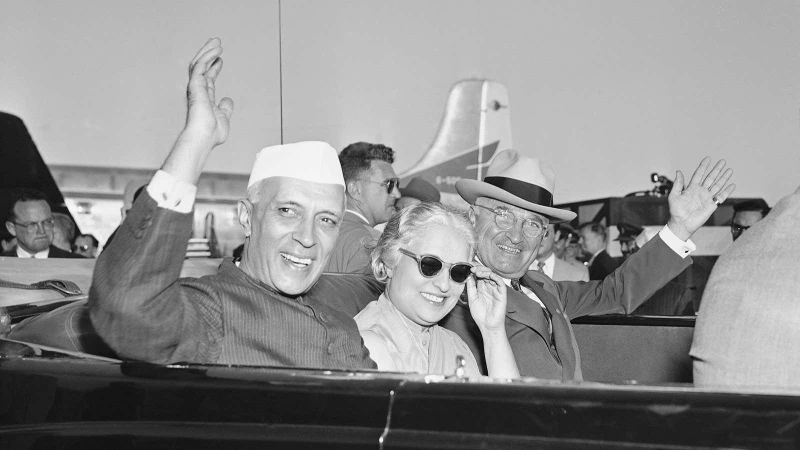 India’s first prime minister Jawaharlal Nehru (left) released the first batch of HMT watches.