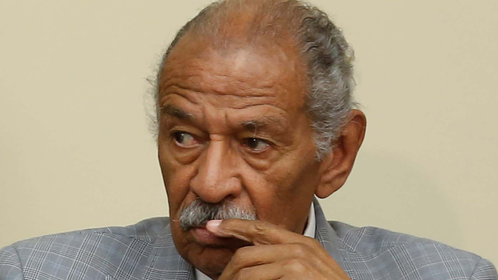 U.S. Representative John Conyers (D-MI) in 2016.