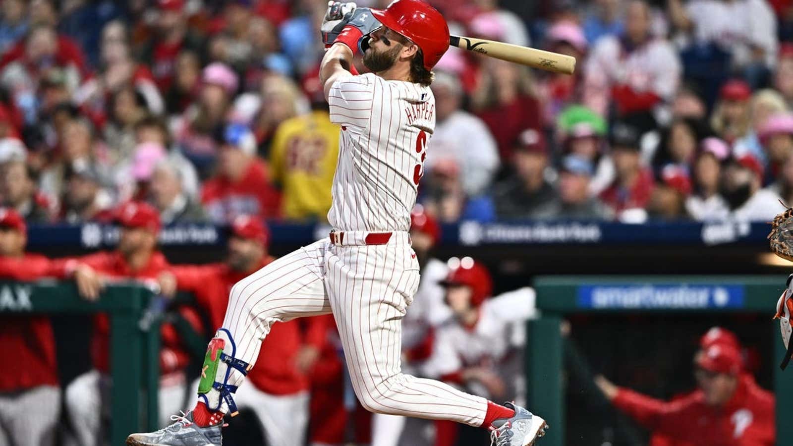 Image for Bryce Harper homers, Phillies sink Giants again