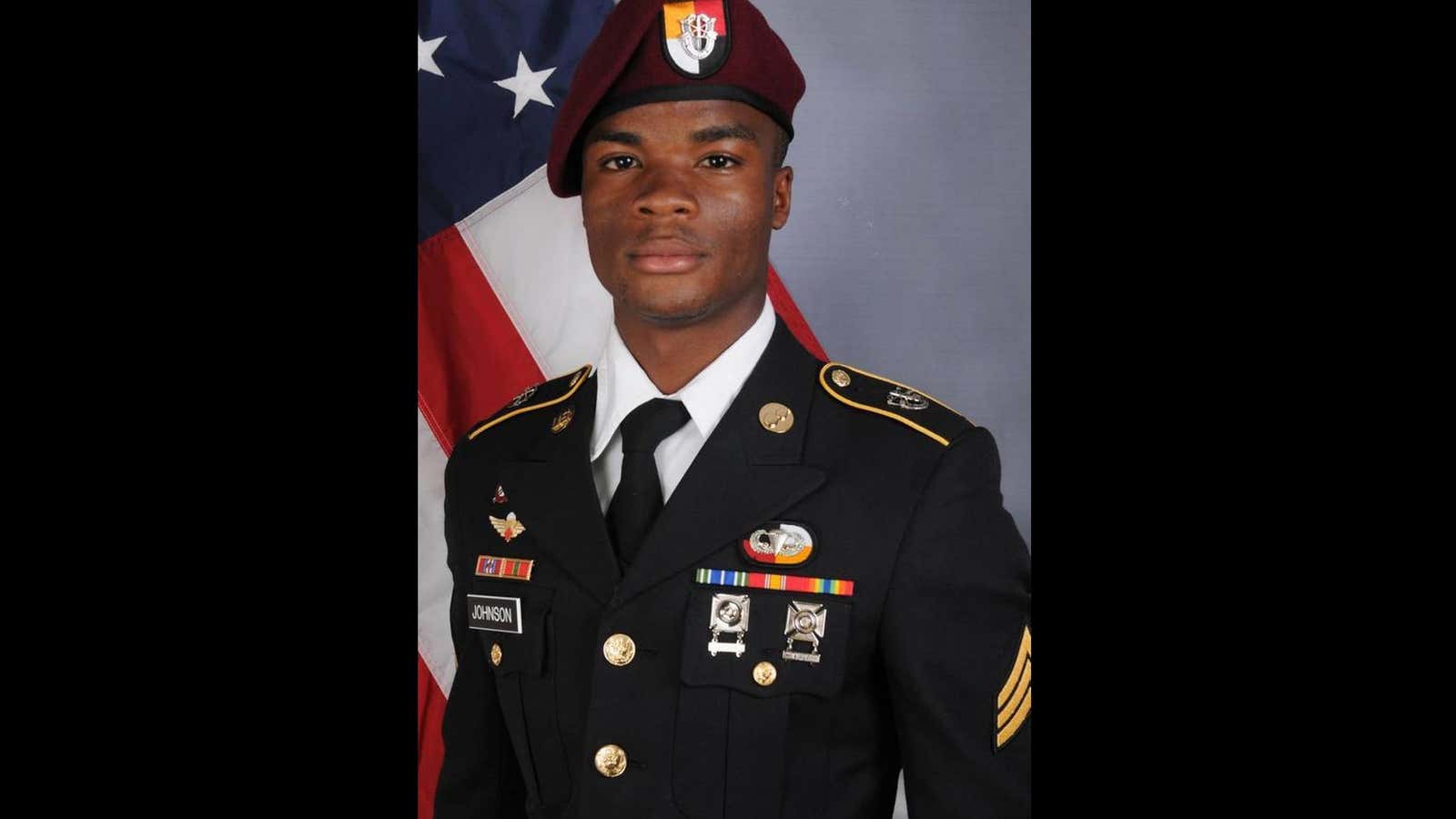 Army Sgt. La David T. Johnson was killed in Niger.