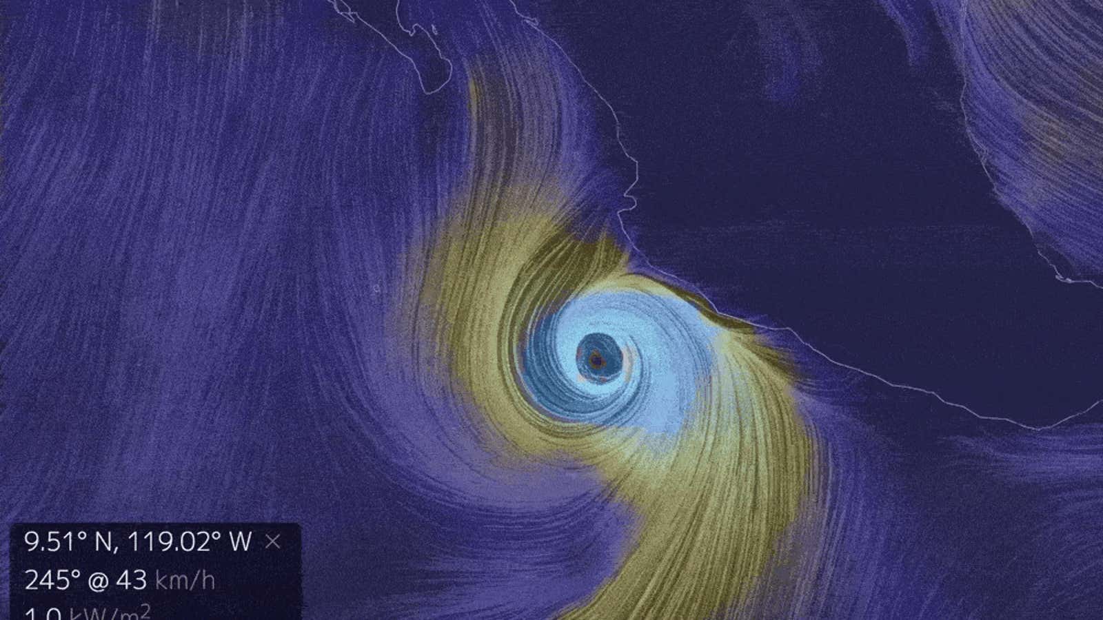 The biggest hurricane ever recorded is about to strike Mexico