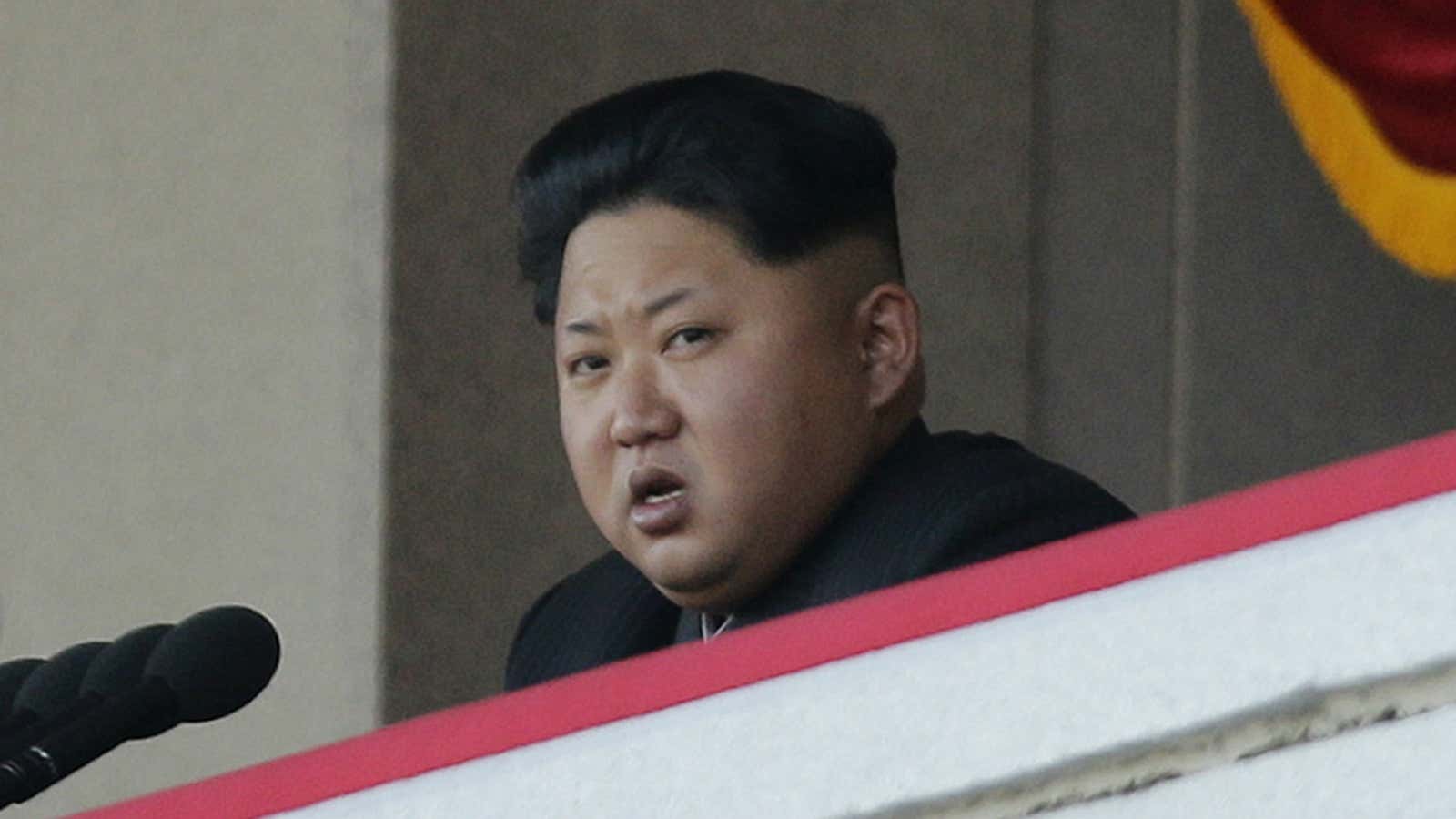 North Korean leader Kim Jong-un in October 2015.