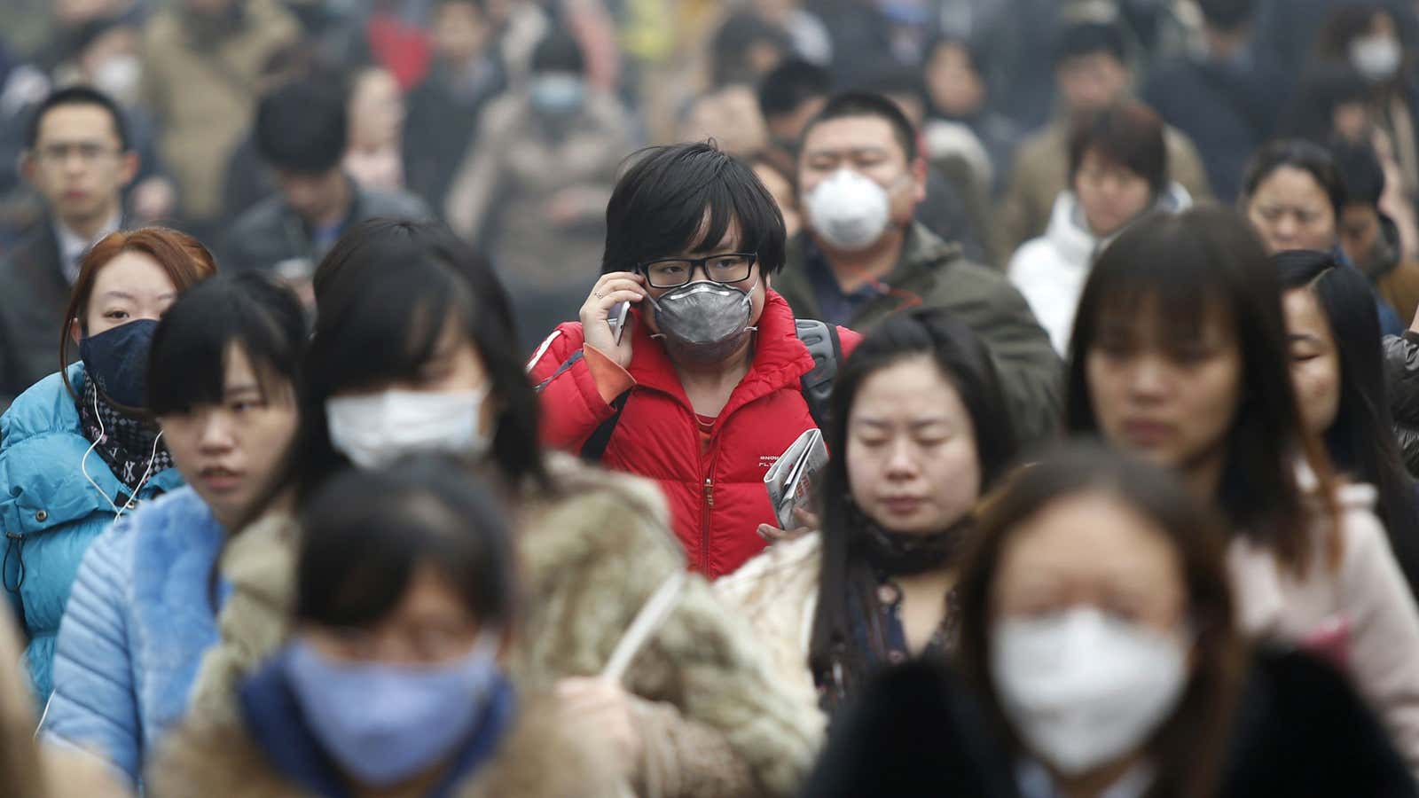 Can fancy technology help Beijingers lose the face masks?