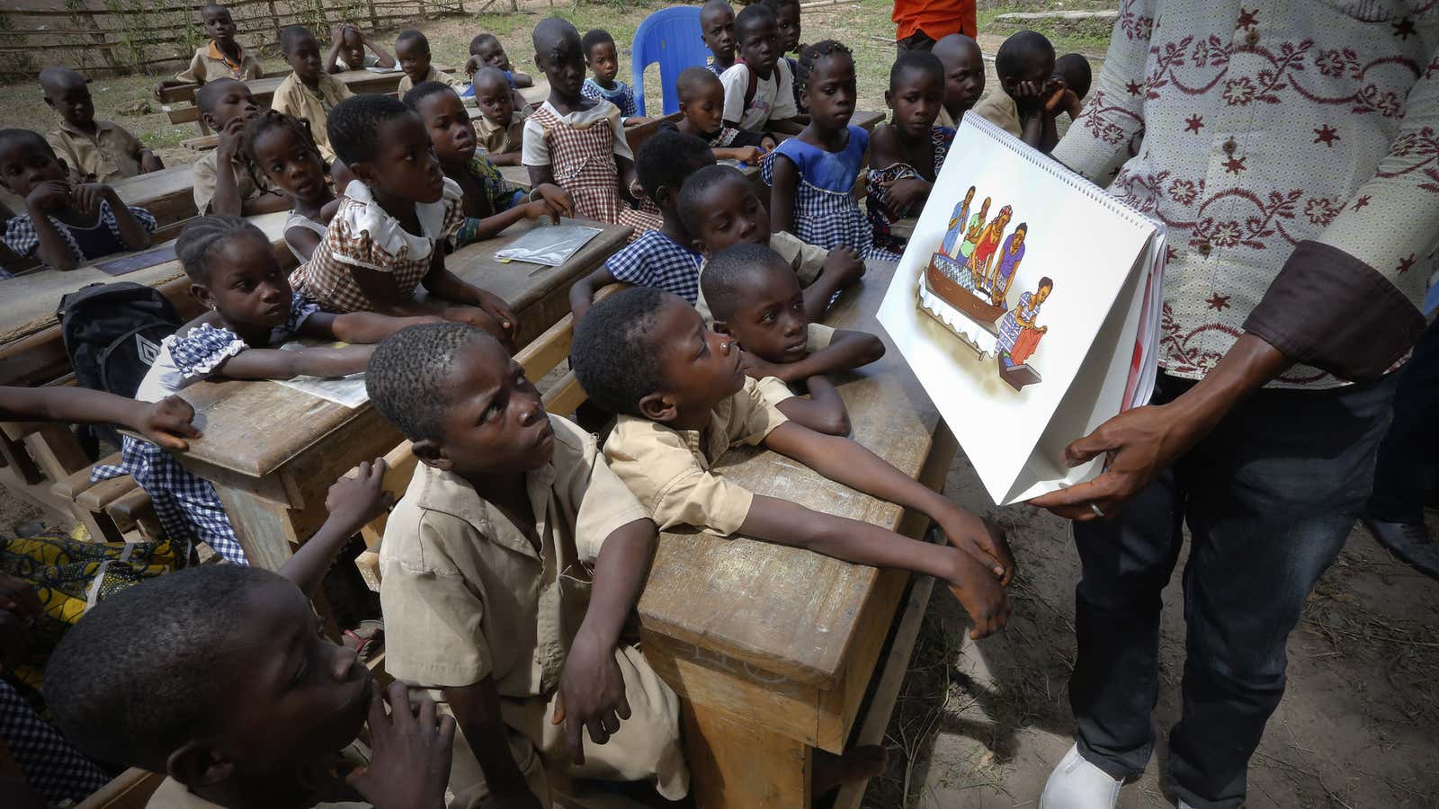 A UNICEF awareness drive in Ivory Coast. A more traditional NGO approach.