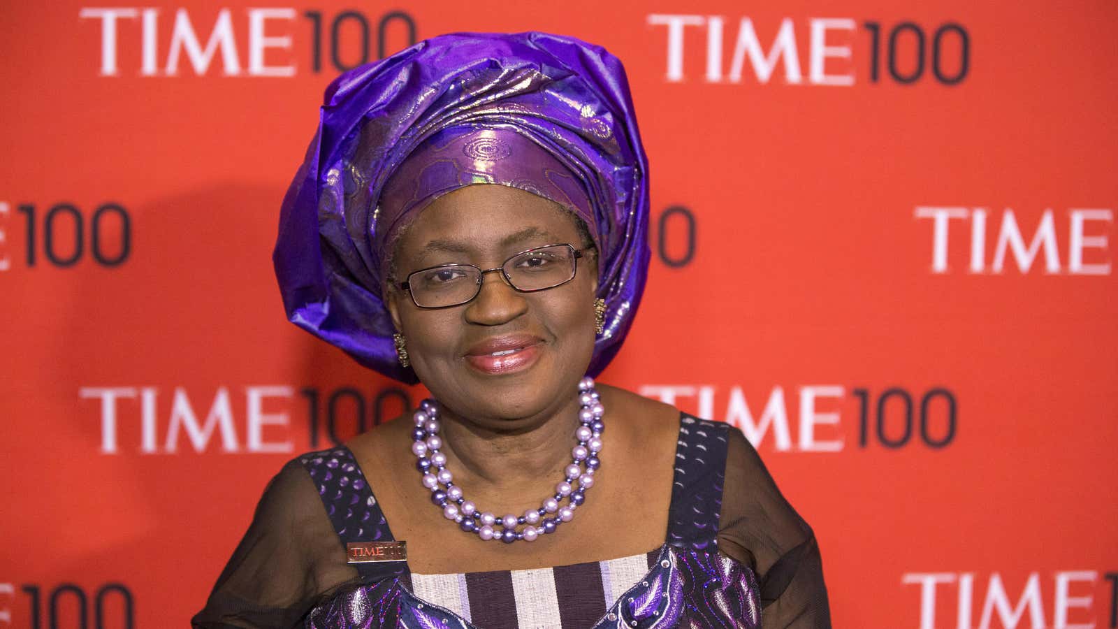 Former minister Okonjo Iweala as a Time 100 honoree in 2014.