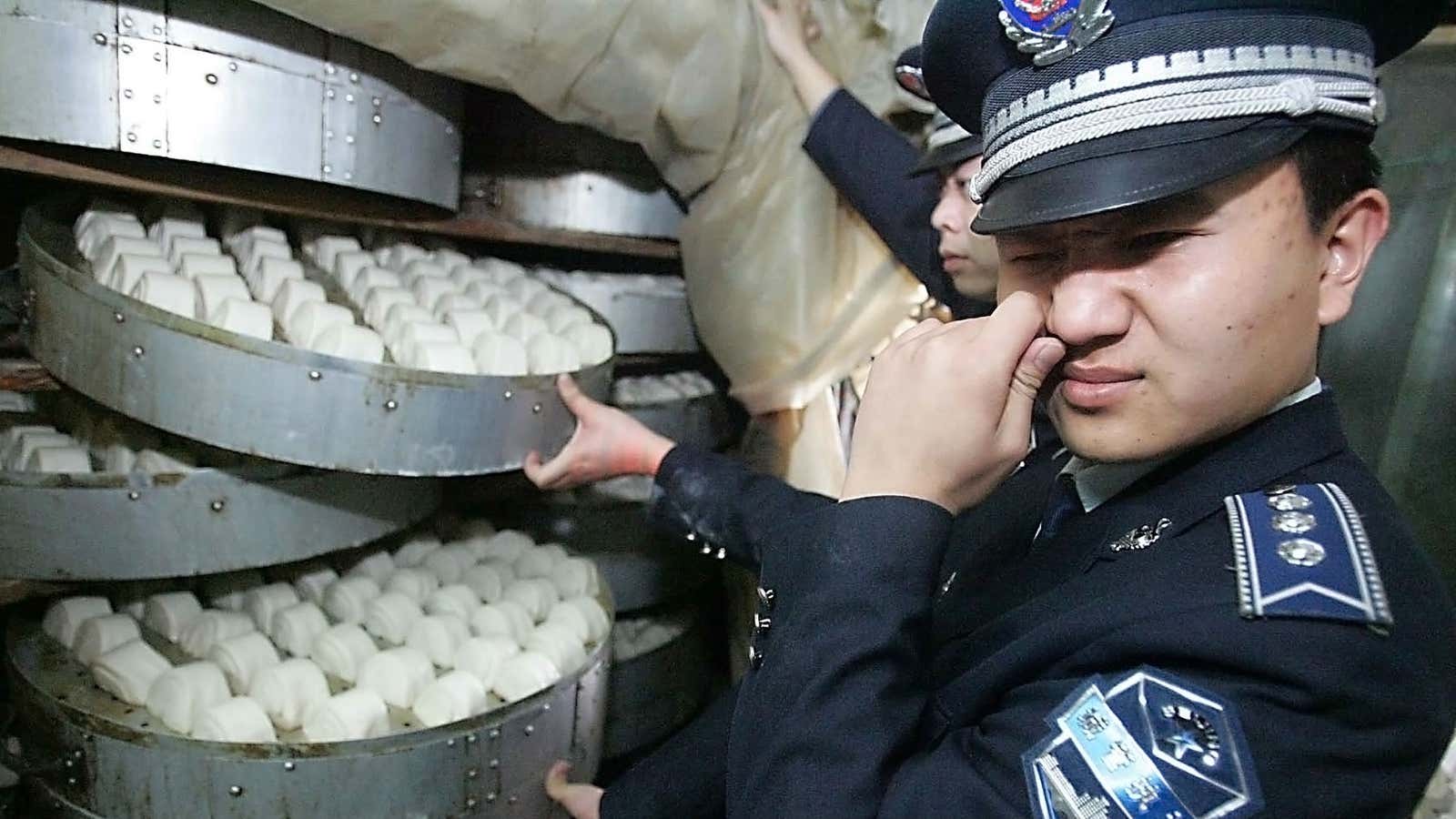 Watchdogs of food safety in China.