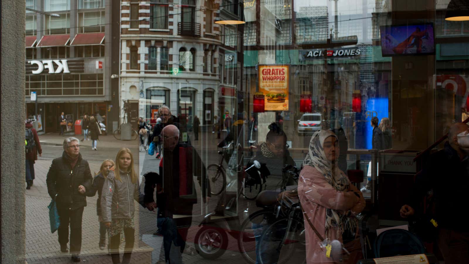 Immigrants formed a majority in Amsterdam, Rotterdam, and The Hague, the three largest cities of The Netherlands, in 2017.