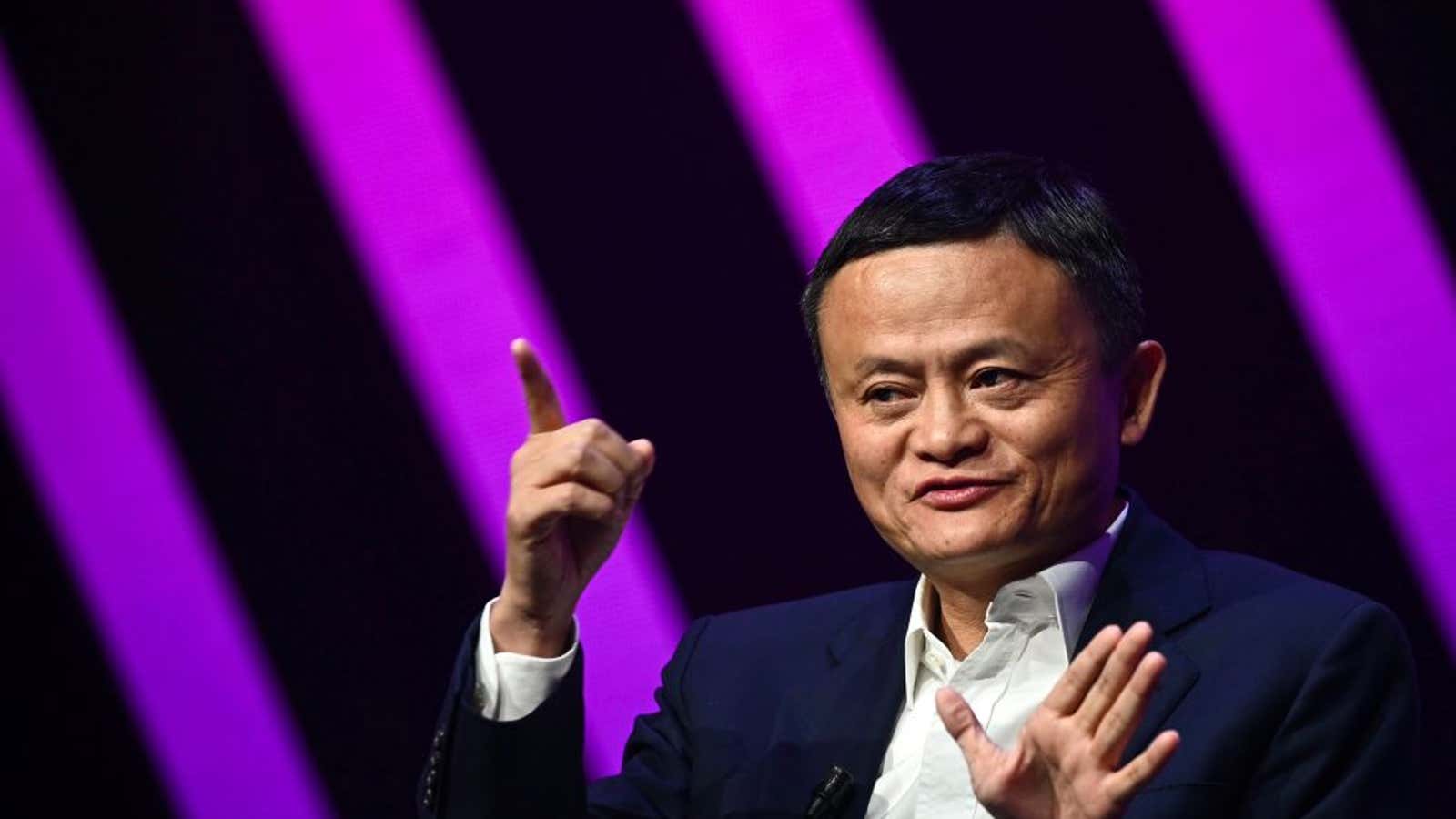 Jack Ma, of Chinese e-commerce giant Alibaba, in 2019.