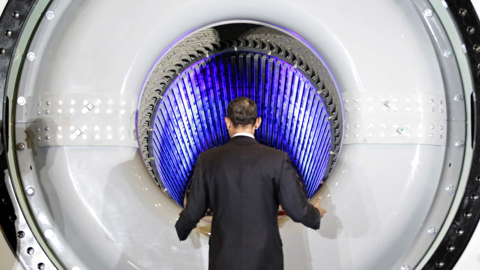 US president Barack Obama confronts tangible proof that someone is spending money on business equipment.