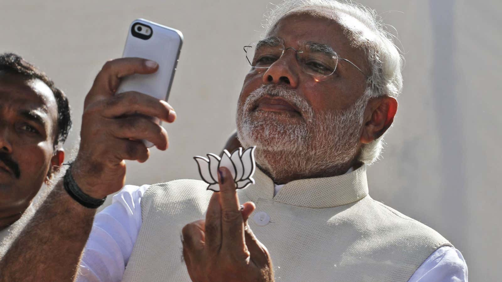 Modi’s Instagram account already has more than 42,000 followers.