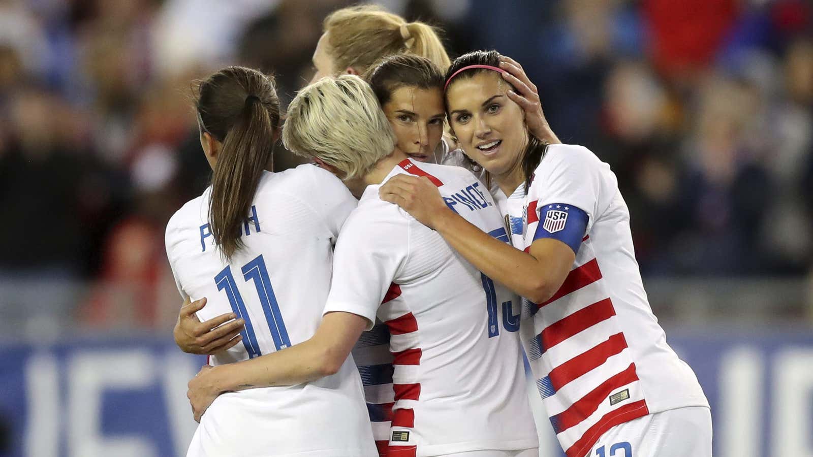 The U.S. men's and women's soccer teams will be paid equally under