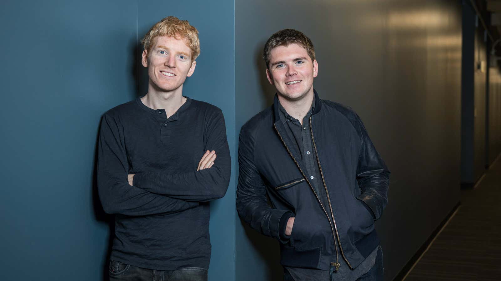 Patrick and John Collison of Stripe.