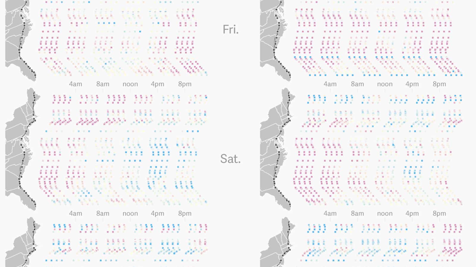 I-95 traffic on Memorial Day mapped so you can try to avoid it