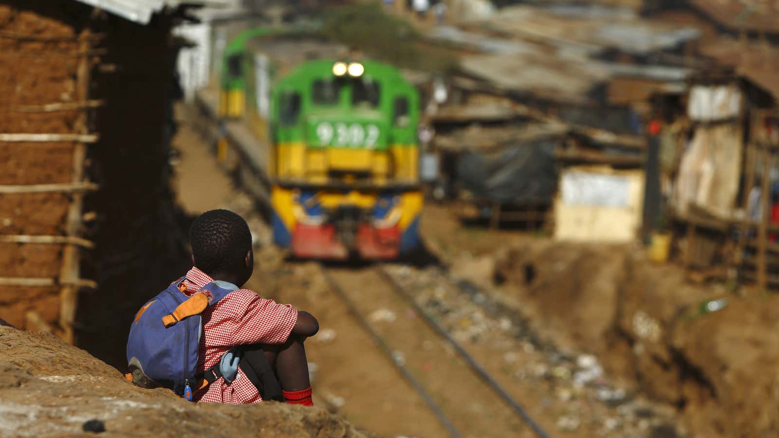 Kibera, a slum in Nairobi, is one of the largest in Africa.