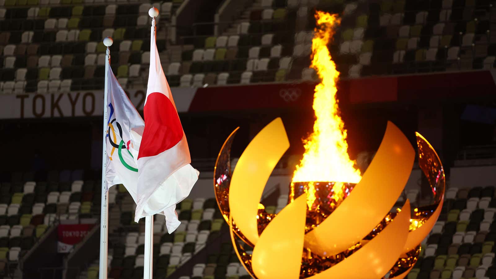 The (video) games have begun at the opening ceremony of the Tokyo Olympics.