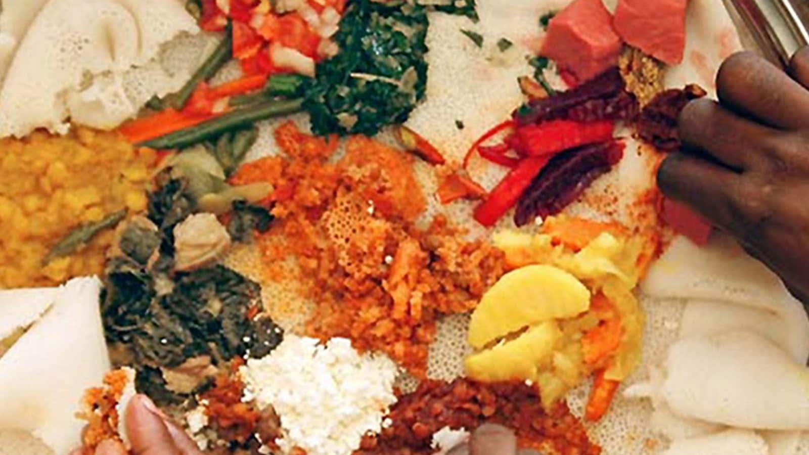 Soul food: Injera, typically not made to be eaten alone, is an invitation to come together.