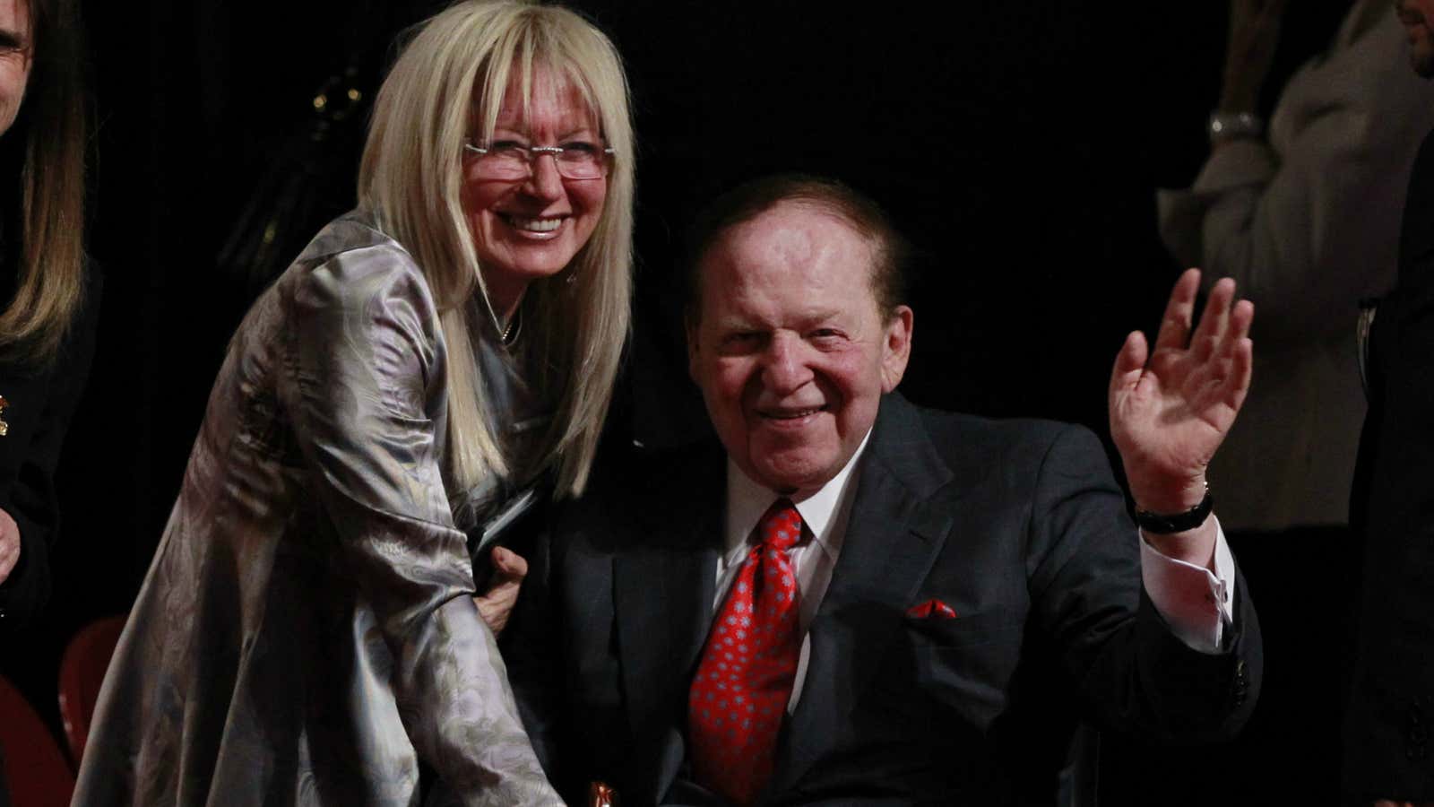 Sheldon and Miriam Adelson.