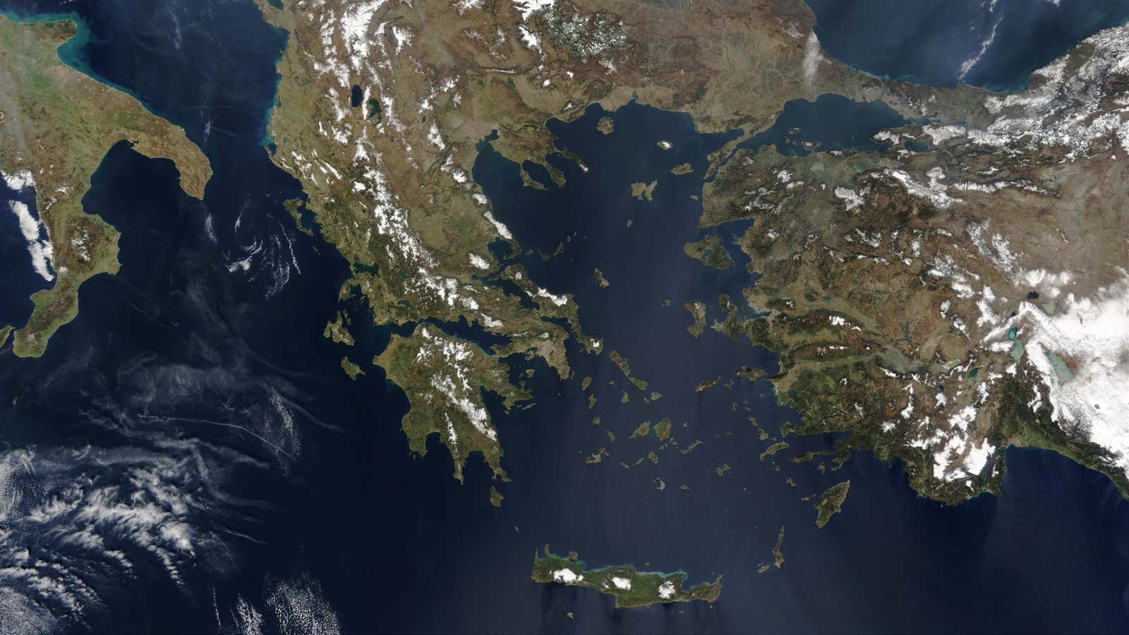 Things are looking  grim along the Aegean.