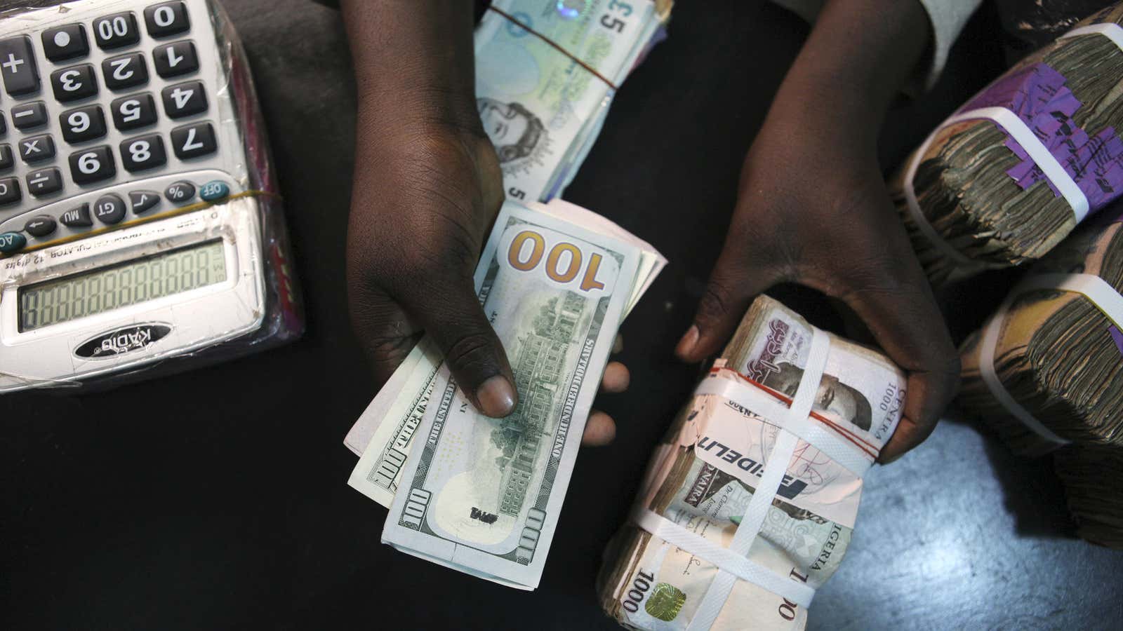 Nigeria’s Naira has struggled against the dollar since the 80s.