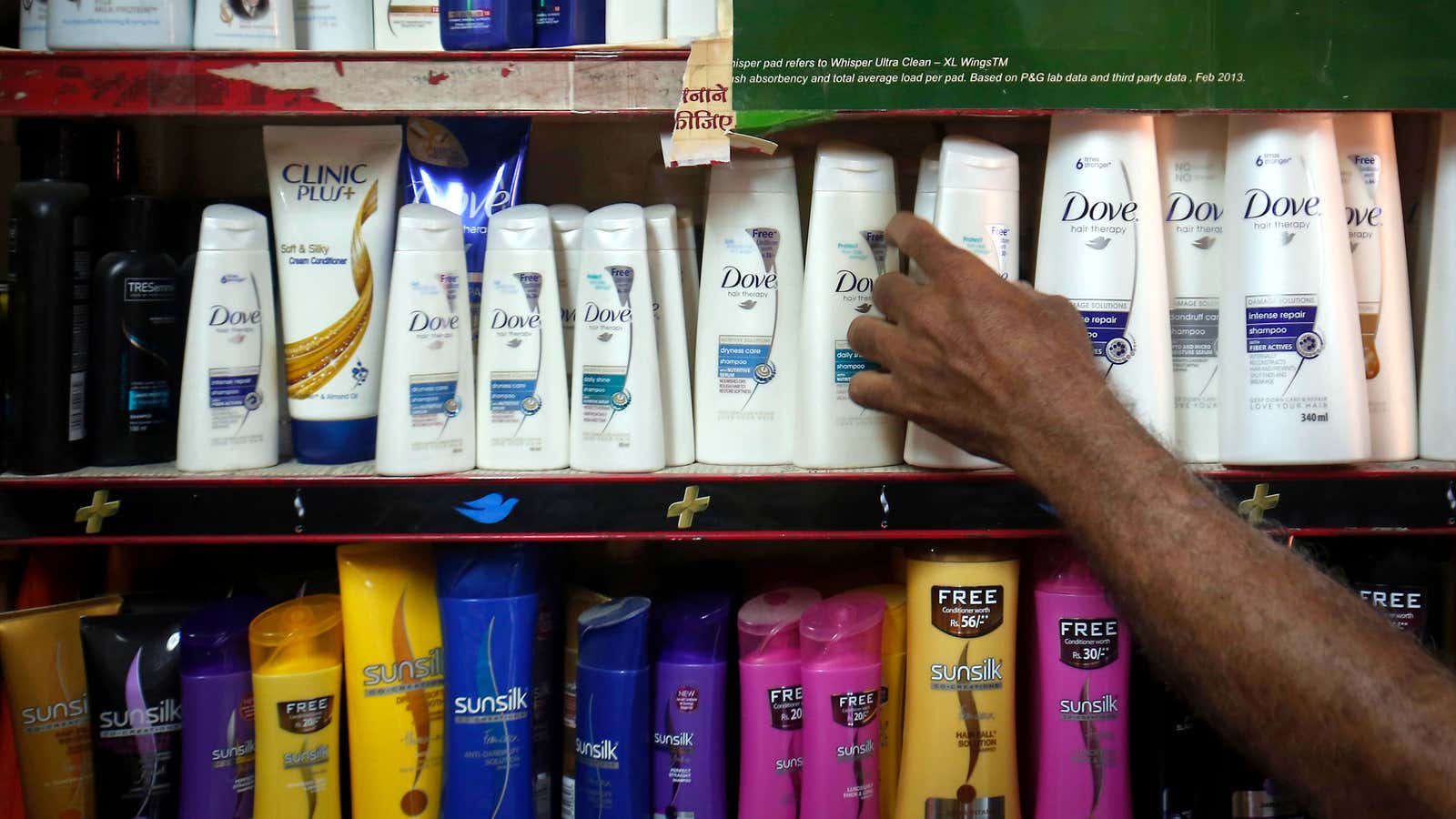 Unilever’s products are a little further out of reach in India.