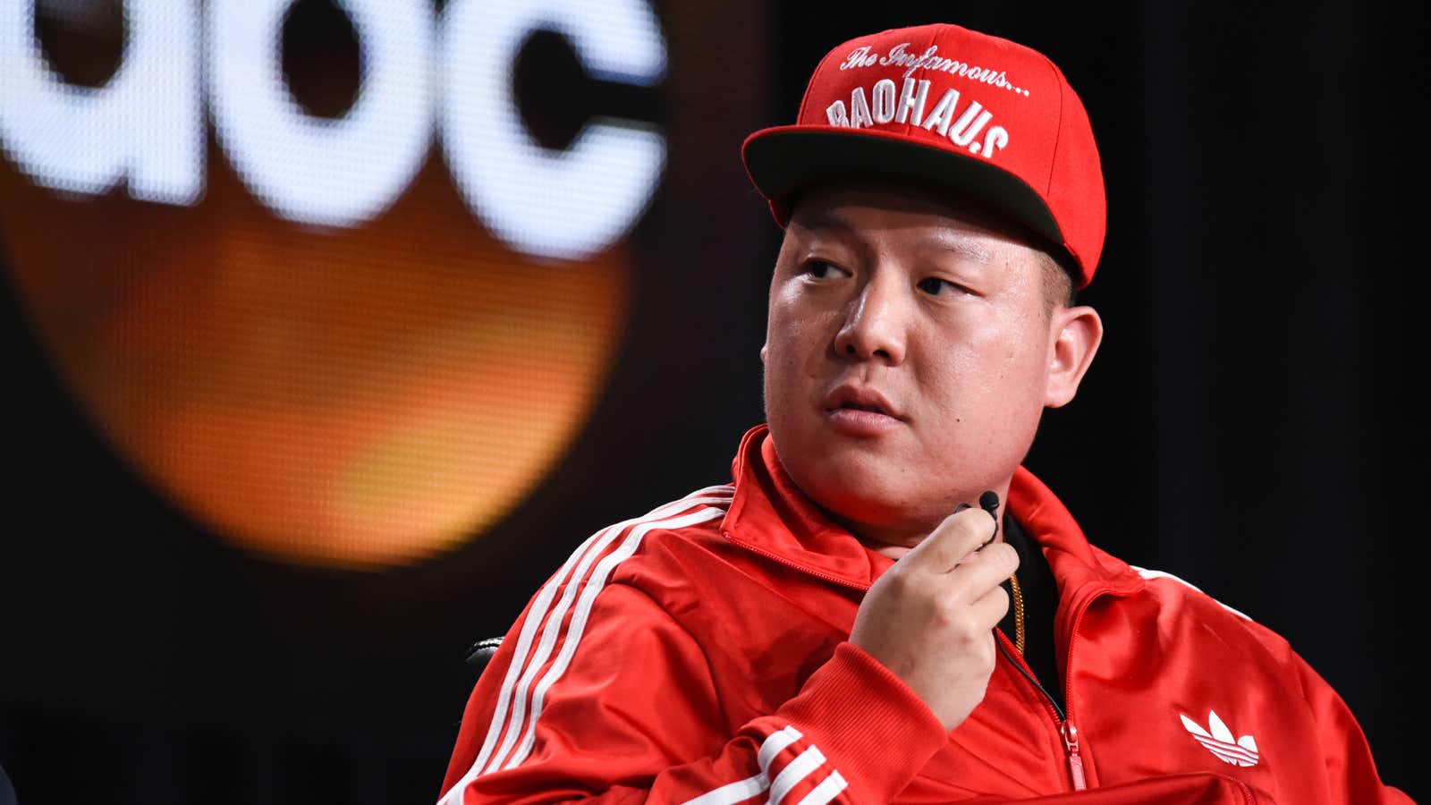 Eddie Huang during the “Fresh Off the Boat” panel at the TCA.