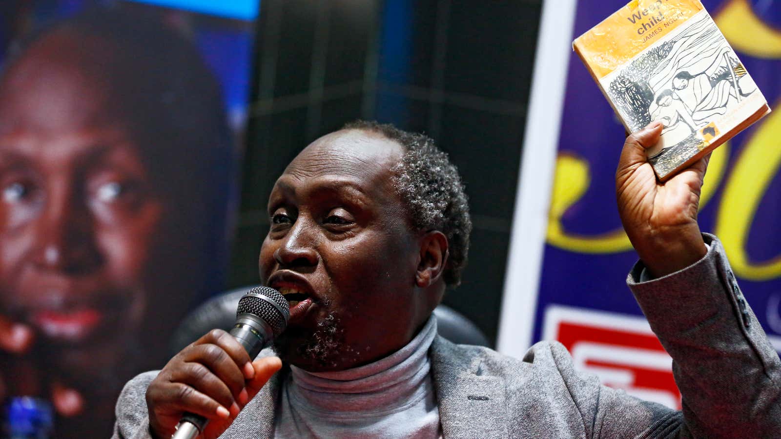 Kenyan author Ngũgĩ wa Thiong’o